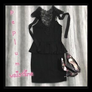 Rue 21 Peplum Halter Dress